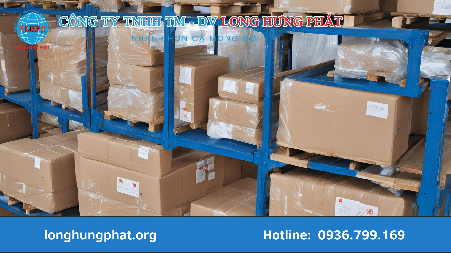 hàng hóa được gửi đi Úc tại Long Hưng Phát